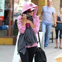 Vanessa Hudgens with her hood up over her cap | Picture 89140